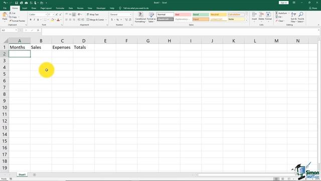 Excel 2019 for Beginners - Part 2: Entering text and numbers in MS Excel смотреть онлайн