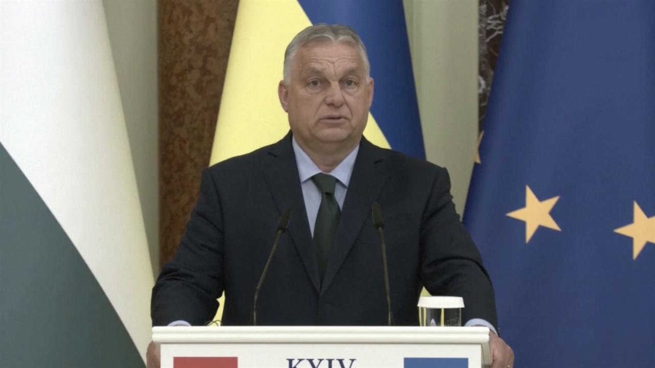 Премьер-министр Венгрии Виктор Орбан посетил Киев впервые с начала спецоперации