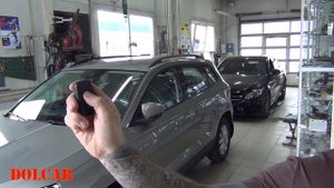 Установка дистанционного запуска Skoda Karoq. Управление штатным ключом