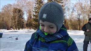 Морозное, солнечное утро и хороший клёв форели на актив. Клёвое место, Лосиный остров.