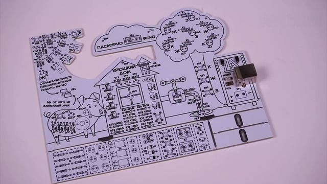 Мастер Кит MR001 "Деревня" - образовательный набор для пайки, обзор, сборка. смотреть онлайн