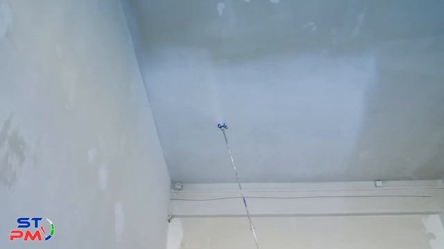 Gushen 395 в работе. Красим по грунтованной шпаклевке satengips