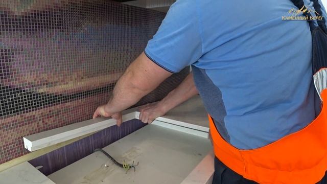 Столешница из кварцевого агломерата. Акриловая столешница. смотреть онлайн