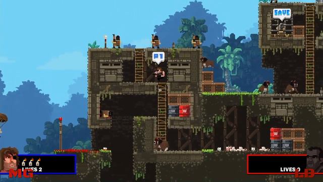 Broforce PS4 | MG & LB Mission 3 | Hard Mode #3 смотреть онлайн