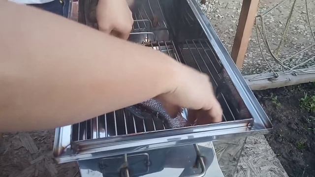 Горячее копчение леща