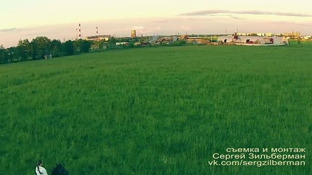 Girls Horse Ride by DJI Phantom Конные прогулки в Твери