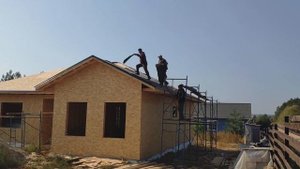Монтаж гибкой черепицы. Вальмовая крыша. Часть5.