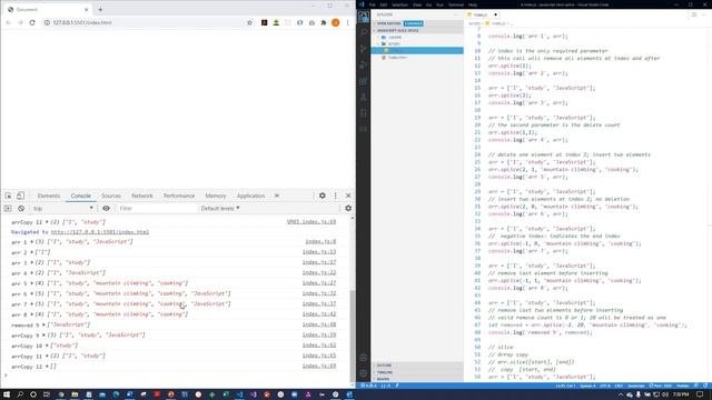 25 JavaScript Array Splice And Slice
