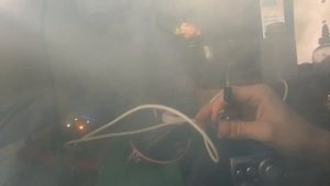Дым машина и пожарная сигнализация