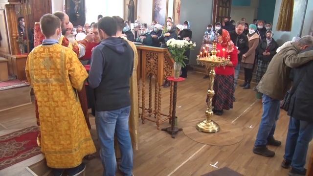 Храм свт. Николая. Неделя жён мироносиц. 3 мая 2020 года смотреть онлайн