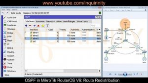 OSPF in MikroTik RouterOS V6: Route Redistribution