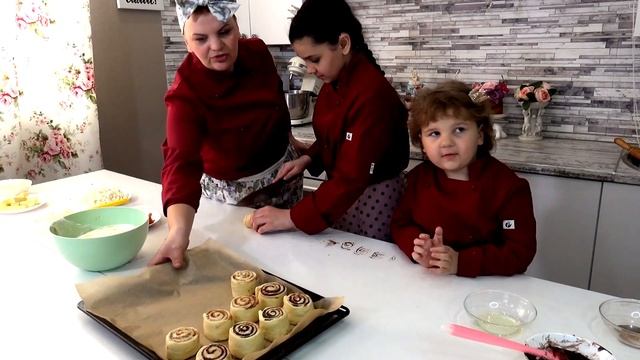 Супер вкусные булочки Аля-синабон!!! Рецепт в описание! 2 часть смотреть онлайн