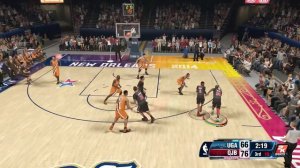 NBA 2k14 MyTEAM Xbox One Gameplay - Iverson, Harden, Kobe Backcourt Dominating
