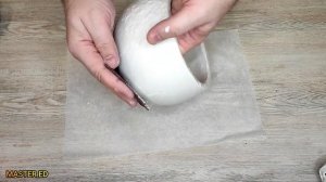 УДИВИТЕЛЬНАЯ ИДЕЯ ИЗ ПЕНОПЛАСТА И ВОЗДУШНОГО ШАРИКА?ФАКТУРНОЕ КАШПО БРОНЗА СВОИМИ РУКАМИ DIY