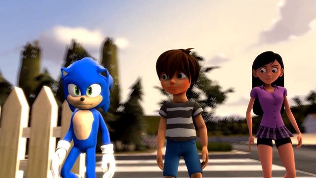 Тёмыча и Милу похитила Ворона (Балди, Привет Сосед, Соник 3D Анимация) смотреть онлайн