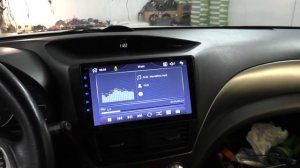 Магнитола LeTrun на Subaru Forester 2011 года