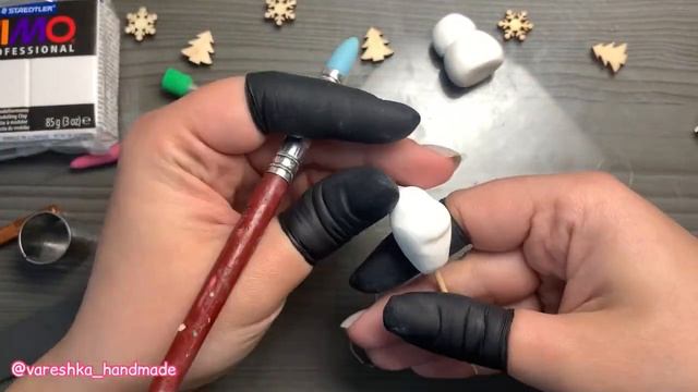 Мастер-класс: Фигурка "Олаф" из полимерной глины FIMO/polymer clay tutorial смотреть онлайн
