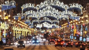 Санкт- Петербург. Новогодний Невский проспект