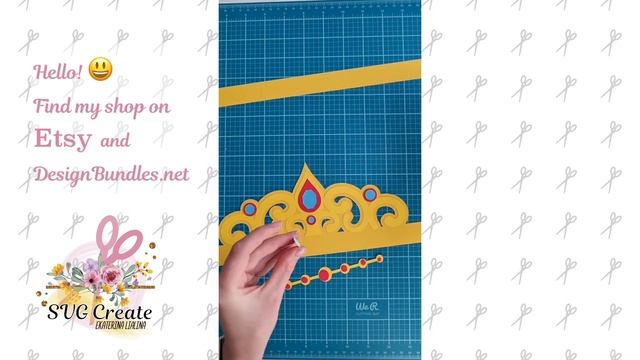 Paper crown svg, Tiara svg, Queen crown svg, King crown pdf template, Birthday crown svg