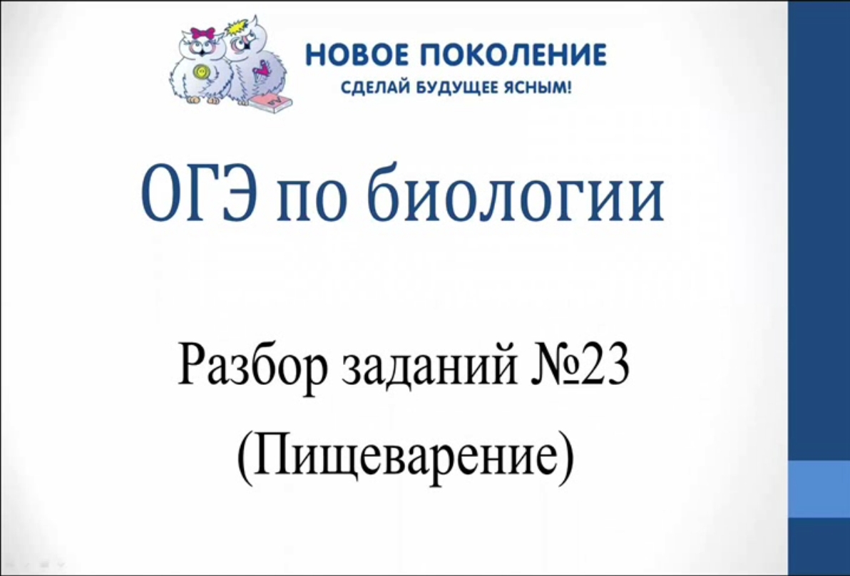 Биология. Разбор 23 заданий ЕГЭ по биологии на пищеварение