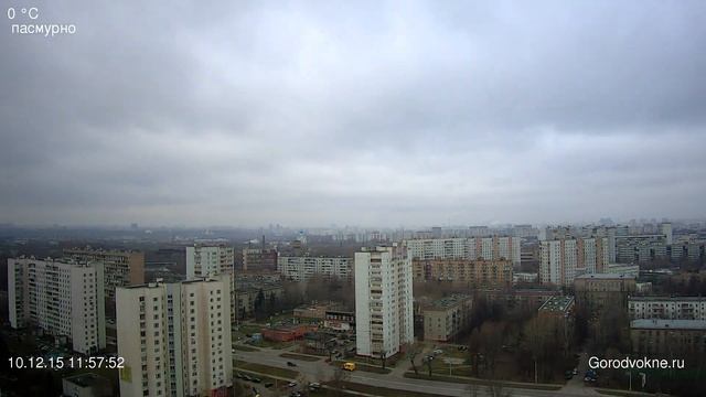 Город в окне / Gorodvokne.ru / Панорама Москвы Таймплапс 151210 смотреть онлайн