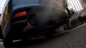 Subaru Levorg hks exhaust cold start