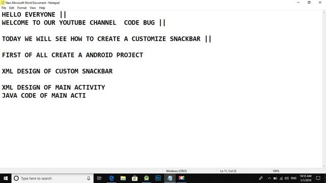 Customize Snackbar смотреть онлайн