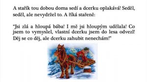 Mrazík. Морозко. Сказки на чешском языке. Чешский язык