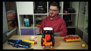 Mould King 17020 Трактор с ДУ 4 в 1. Обзор на русском