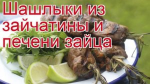 Как приготовить зайчатины пошаговый рецепт - Шашлыки из зайчатины и печени зайца за 10 минут