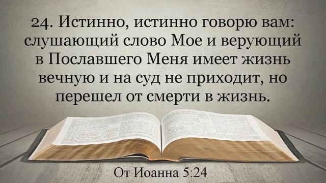 Лучшая Видео Библия. Чтение Евангелие от Иоанна. Глава 5. Синодальный перевод смотреть онлайн