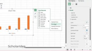 How to add or remove error bars in Excel