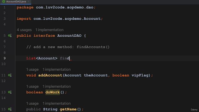 038 AOP @AfterReturning Advice - Coding - Part 1