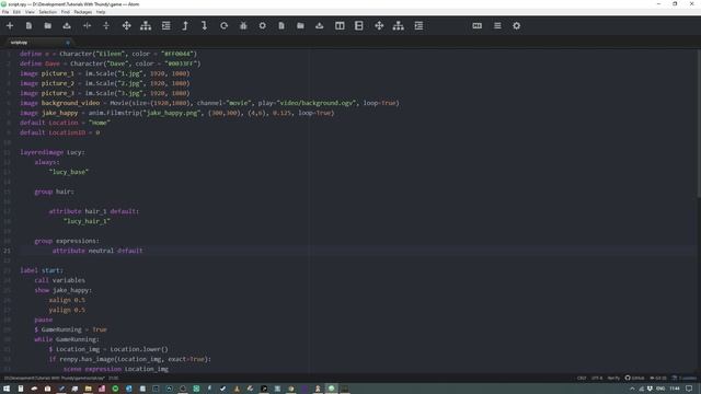 Ren'Py #30 Layered Images смотреть онлайн