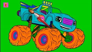 Вспыш и чудо машинки. Раскраска. Развивающее видео для детей