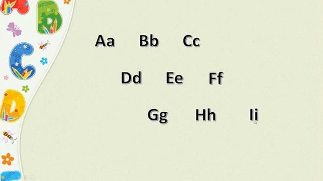 Буквы (Aa-Ii) и чтение. Часть 1 смотреть онлайн