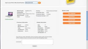 Mac Serial Number Lookup Tool Demo