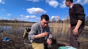 Рыбалка ловля карася ранней весной.