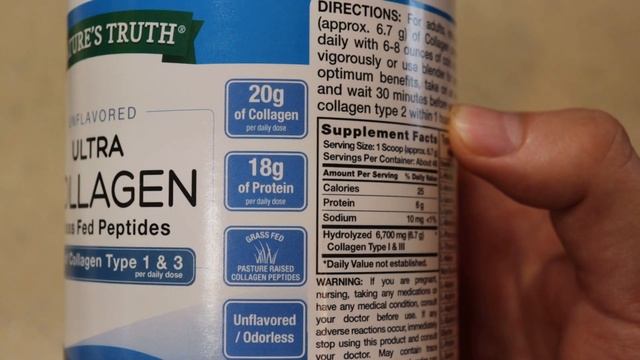 Natures Truth Hydrolyzed Collagen review and mixing test смотреть онлайн