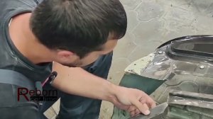 Passat CC Замена заднего крыла.