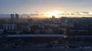 ДОЖДЛИВЫЙ ЗАКАТ В МОСКВЕ/TIME-LAPSE