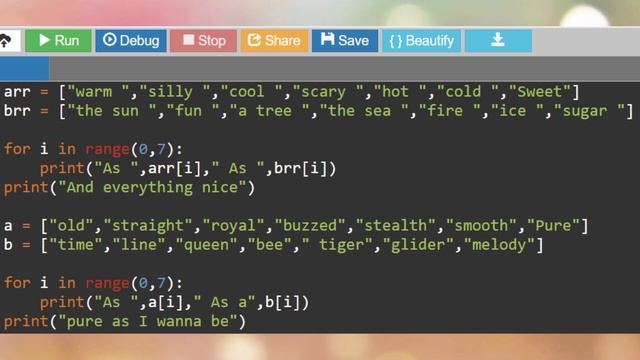 Coding Everything at Once Song in python? | Easy Way to Learn python Programming | Learn code