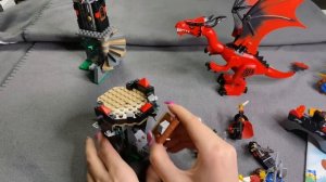 Обзор на Лего замок с драконом по серии Castle 70403