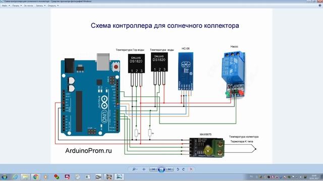 Схемы контроллеров солнечного заряда Солнечный коллектор своими руками - Контроллер - смотреть видео онлайн от "Отопл
