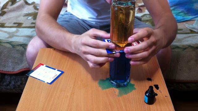 Что Будет Если Смешать Воду Разной Плотности | What happens if the mixed water of different density