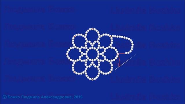 Бисер. Мастер-класс. Салфетка «Хлебосольная». Beads. Lesson. The Hospitable Beaded Coaster