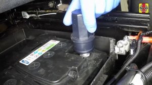 How to replace the battery on the Ford Transit Custom 2013 to 2017 Diesel