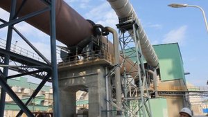 Печь для обжига клинкера на цементном заводе