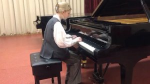 В.Ф. Бах Ригодон ("Весна") Ля Мажор. Исполняет Бойко Ева. ДМШ №1 г.  Новосибирск