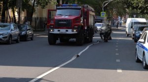 Пожар в Красном кресте: в Смоленской больнице прошли
показные пожарно-тактические учения.